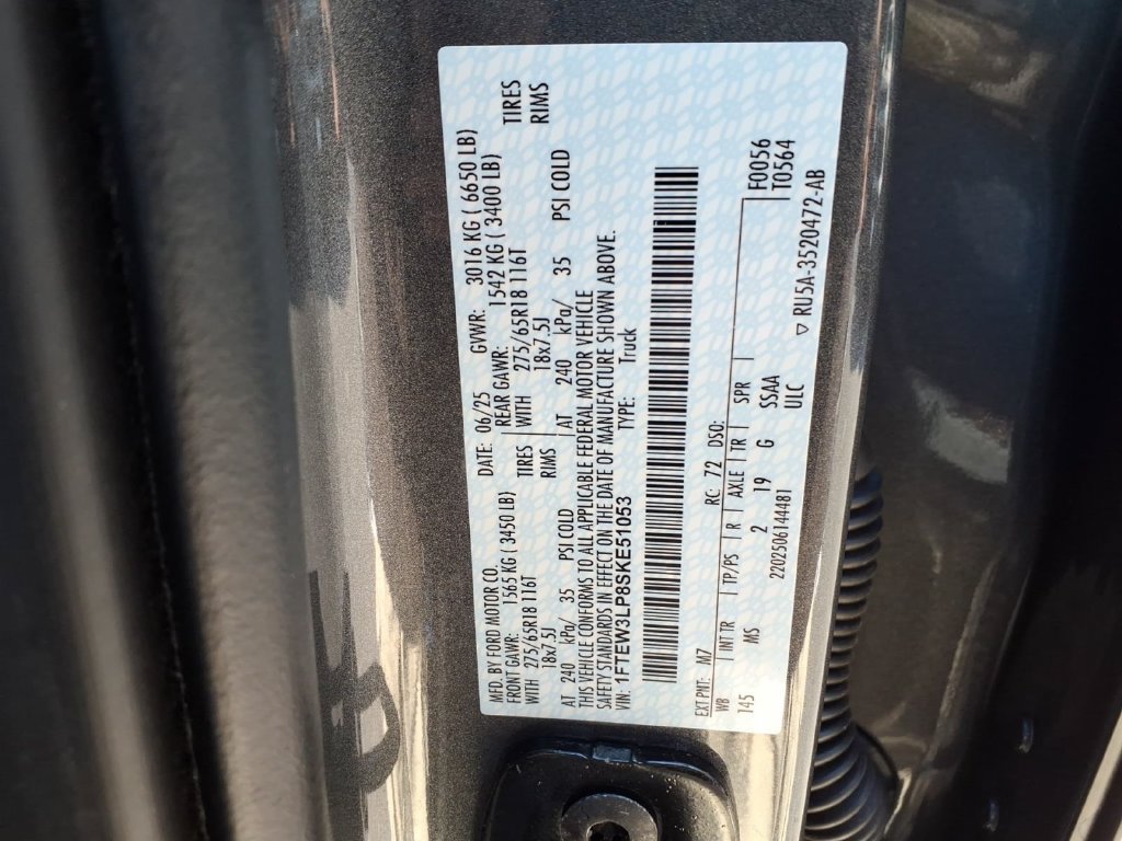 Used 2025 Ford F150 XLT w/ Equipment Group 301A Standard AWD/4WD image 32