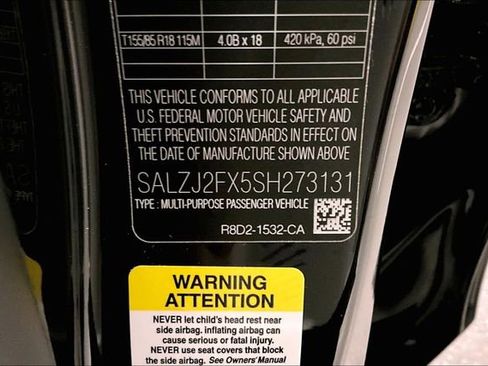 Certified 2025 Land Rover Range Rover Evoque S AWD/4WD image 34