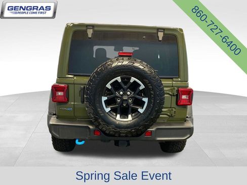 Used 2024 Jeep Wrangler Unlimited Rubicon 4xe w/ Technology Group AWD/4WD image 6