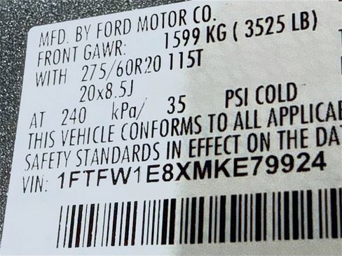 Used 2021 Ford F150 XLT w/ Equipment Group 302A High image 33