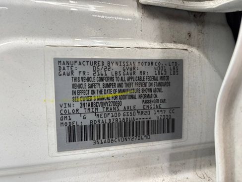Used 2022 Nissan Sentra SV FWD image 33