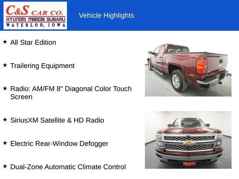 Used 2014 Chevrolet Silverado 1500 LT w/ All Star Edition AWD/4WD image 7