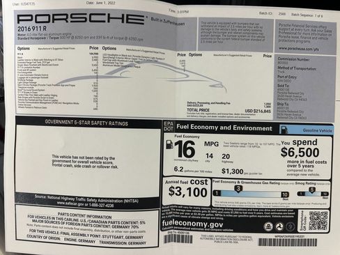 Used 2016 Porsche 911 R image 43