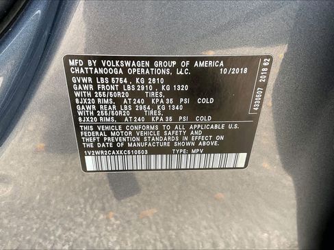 Used 2019 Volkswagen Atlas SE w/ Towing Package image 33