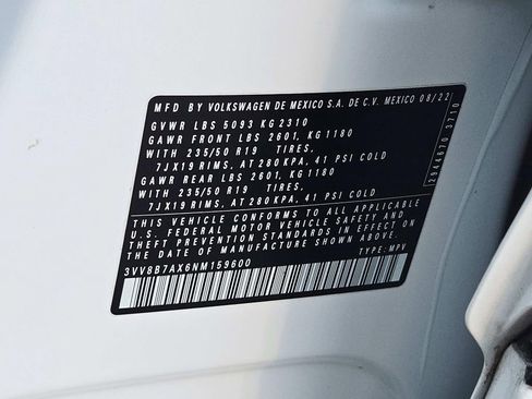 Used 2022 Volkswagen Tiguan SE R-Line image 38