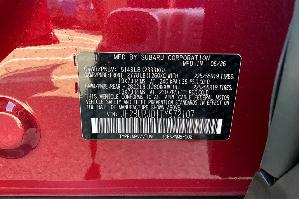 New 2026 Subaru Outback Touring XT AWD/4WD image 8