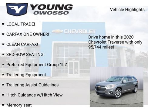Certified 2020 Chevrolet Traverse Premier FWD image 8