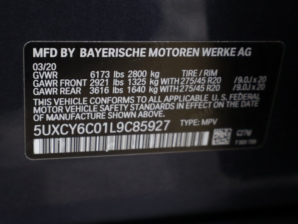 Used 2020 BMW X6 xDrive40i w/ Convenience Package AWD/4WD image 65