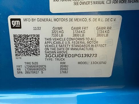 Certified 2023 Chevrolet Silverado 1500 LT Trail Boss w/ LPO, Dark Essentials Package AWD/4WD image 24