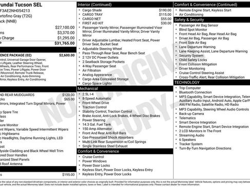 Used 2022 Hyundai Tucson SEL w/ Convenience Package FWD image 52