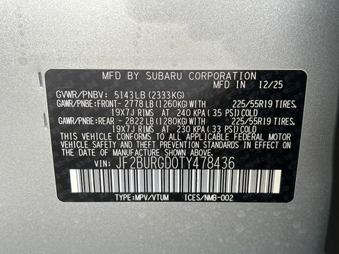 New 2026 Subaru Outback Limited XT w/ Premium/Limited Package 2 AWD/4WD image 32
