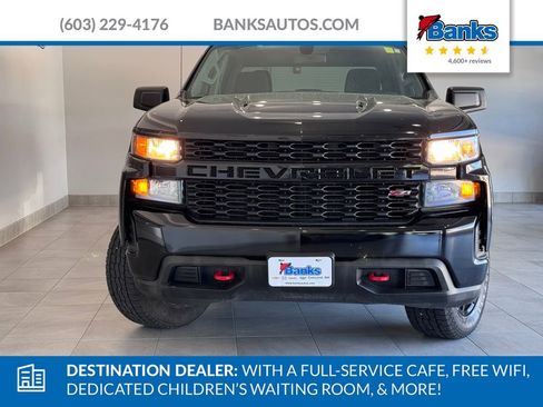 Used 2022 Chevrolet Silverado 1500 Custom Trail Boss w/ LPO, Dark Essentials Package AWD/4WD image 3