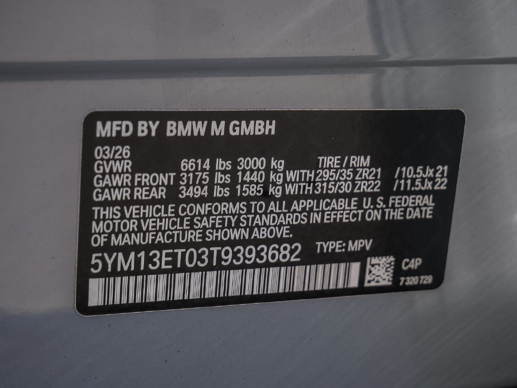 Used 2026 BMW X5 M Competition w/ Executive Package AWD/4WD image 48