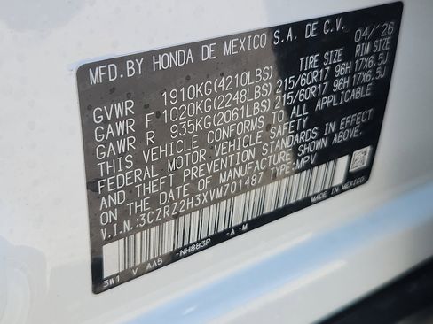 New 2027 Honda HR-V LX image 17
