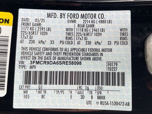 Used 2025 Ford Bronco Sport Badlands AWD/4WD image 23