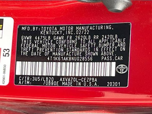 Used 2022 Toyota Camry XSE FWD image 30