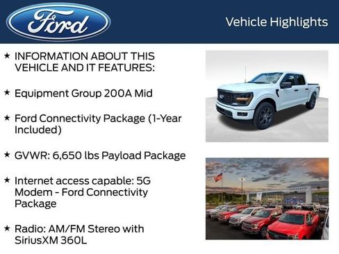 New 2026 Ford F150 STX w/ Equipment Group 200A AWD/4WD image 4