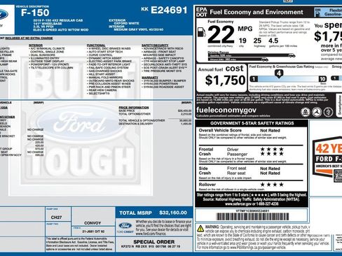 Used 2019 Ford F150 XL w/ XL Power Equipment Group RWD image 5