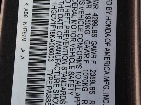 Used 2019 Honda Accord LX image 31