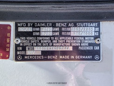 Used 1988 Mercedes-Benz 560 SL image 72