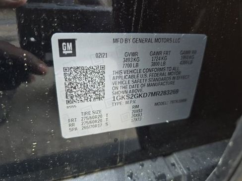 Used 2021 GMC Yukon XL SLT w/ SLT Premium Package image 35