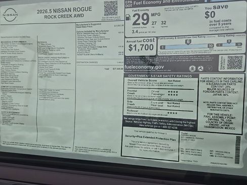 New 2026 Nissan Rogue SV w/ Rock Creek Premium Package AWD/4WD image 39