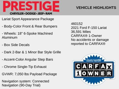 Used 2021 Ford F150 Lariat image 6