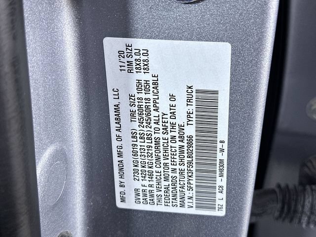 Used 2020 Honda Ridgeline RTL image 35