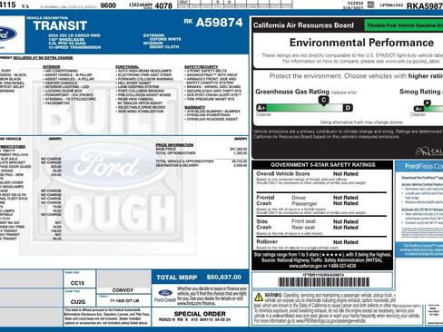 Used 2024 Ford Transit 250 Low Roof w/ Exterior Upgrade Package image 1