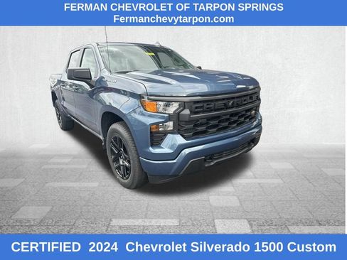 Certified 2024 Chevrolet Silverado 1500 Custom RWD image 1
