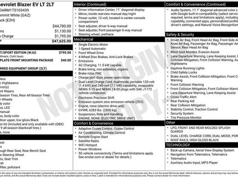 New 2026 Chevrolet Blazer EV LT w/ Midnight/Sport Edition image 44