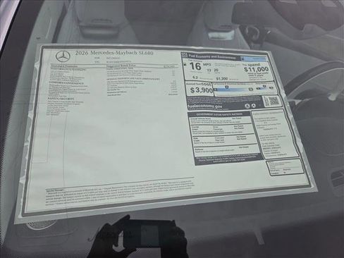 New 2026 Mercedes-Benz Maybach SL 680 image 15