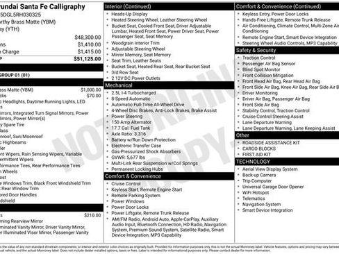 Used 2024 Hyundai Santa Fe Calligraphy AWD/4WD image 37
