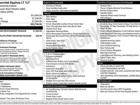 Used 2024 Chevrolet Equinox LT AWD/4WD image 2