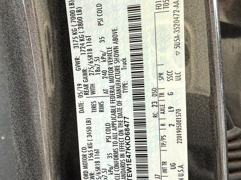 Used 2019 Ford F150 XLT w/ Equipment Group 302A Luxury image 46