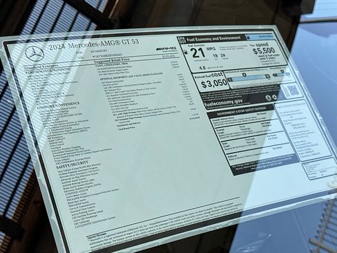 Certified 2024 Mercedes-Benz AMG GT 53 image 55