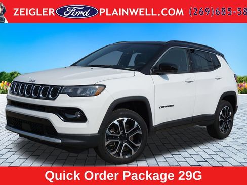 Used 2023 Jeep Compass Limited w/ Sun and Sound Group AWD/4WD image 1