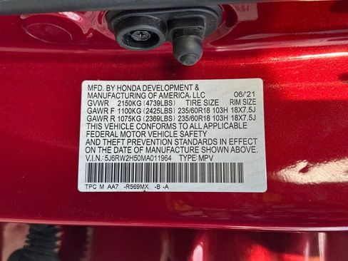 Certified 2021 Honda CR-V EX image 34