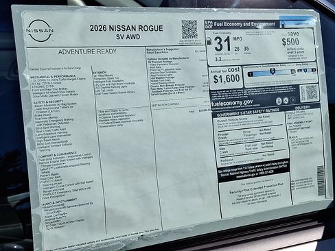 New 2026 Nissan Rogue SV w/ SV Premium Package image 7