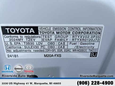 Used 2024 Toyota Prius Prime Premium w/ Advanced Technology Package FWD image 14