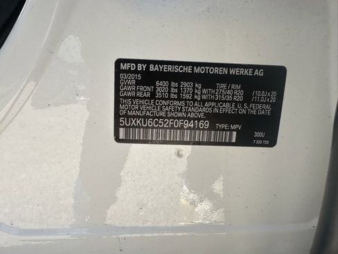 Used 2015 BMW X6 xDrive50i w/ Executive Package image 20