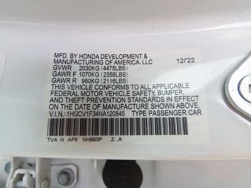 Used 2022 Honda Accord Sport image 26