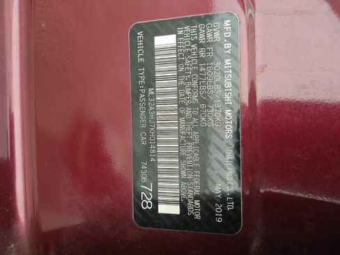 Used 2019 Mitsubishi Mirage ES FWD image 33
