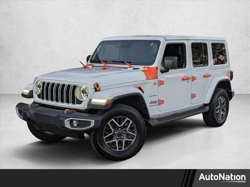 Used 2024 Jeep Wrangler Sahara w/ Technology Group image 1