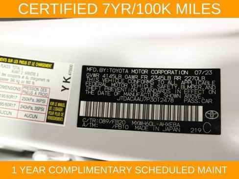 Used 2023 Toyota Prius LE FWD image 26