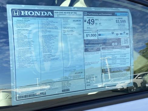 New 2026 Honda Civic Sport Touring image 17