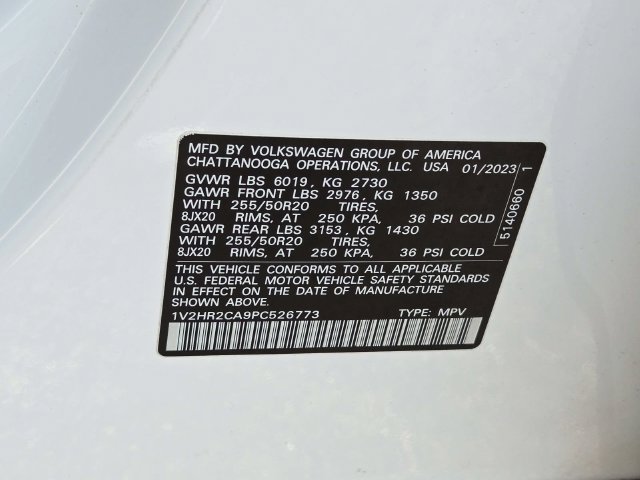 Used 2023 Volkswagen Atlas SE AWD/4WD image 34