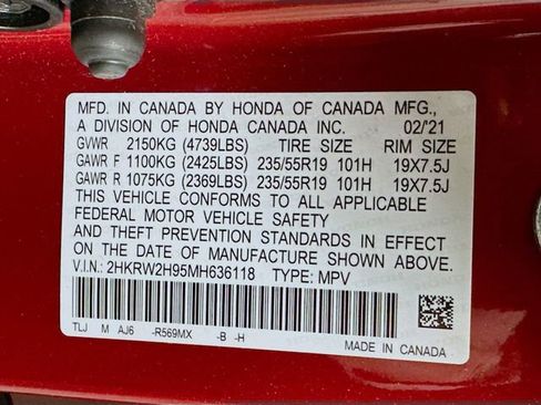 Used 2021 Honda CR-V Touring image 33