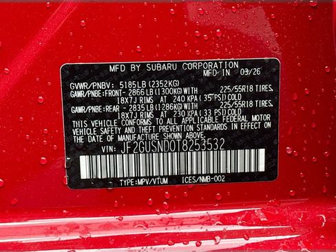 New 2026 Subaru Crosstrek 2.5i Limited AWD/4WD image 30