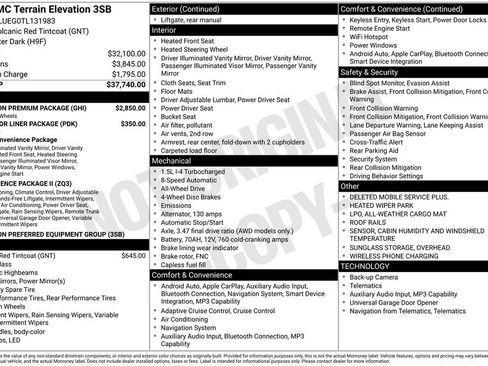 Used 2026 GMC Terrain Elevation w/ Elevation Premium Package image 13
